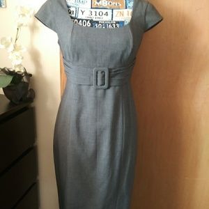 Evan Picone Woman's Dress, Gray, Size 4